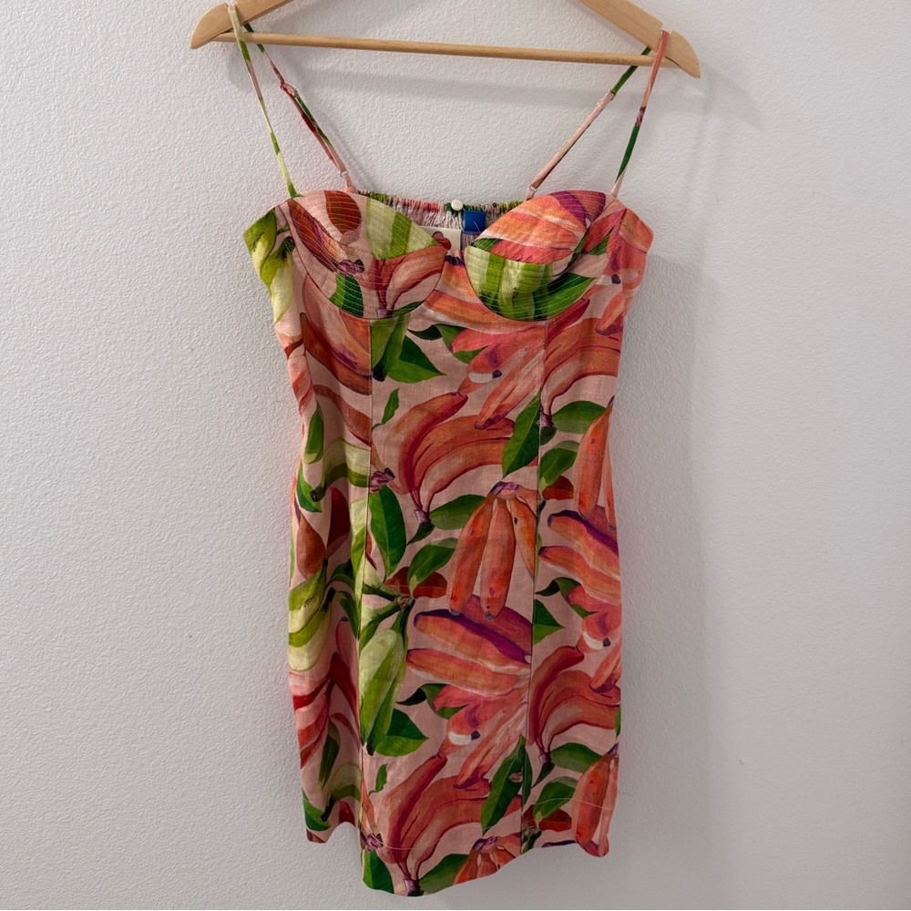 Farm Rio x Anthropologie Tropical Floral Mini Dress